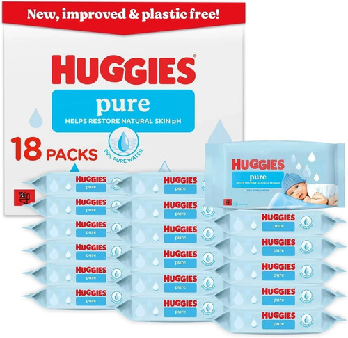 Huggies pure plastic free - pure,
