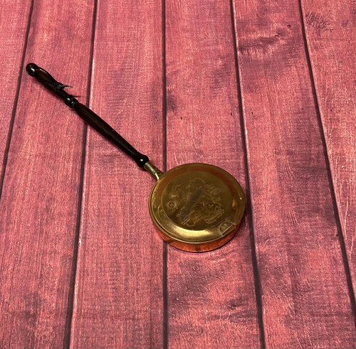 Vintage miniature brass bed - brass,