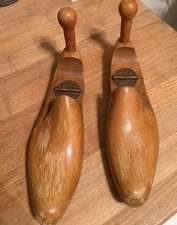 Pair vintage wooden - of,