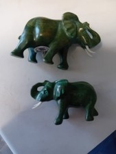 2 x Small South African Carved