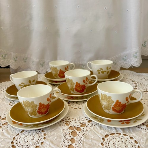 Vintage wedgwood lynton orange - vintage,