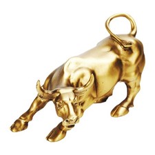 Wall Street Resin Bull Statue