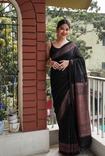 Woven handloom cotton silk - handloom,