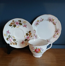 Vintage Fine Bone China Trio