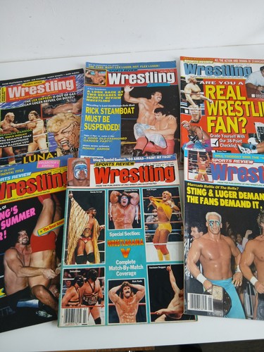 Vintage wresting magazines - vintage,