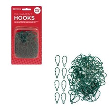 Ornament Hooks Bauble Hangers for Christmas Tree Lights & Decorations 100 Pcs