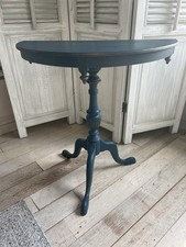 half moon vintage hall table console
