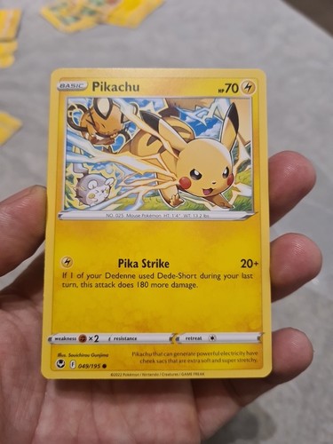 Pokemon card pikachu silver - pokemon,
