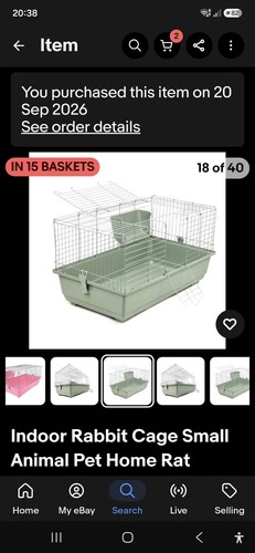 Indoor rabbit cage small - indoor,