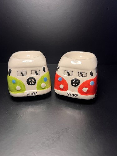 Pair ceramic camper van - vw,