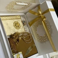 Women Gift Box , Full Qur'an, Prayer Mat, Shawl, Car Hanger 2X Tasbeeh Turkish