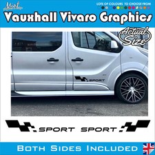 LWB SWB VAUXHALL VIVARO Camper Side Stripes Decals Stickers Van Graphics 265