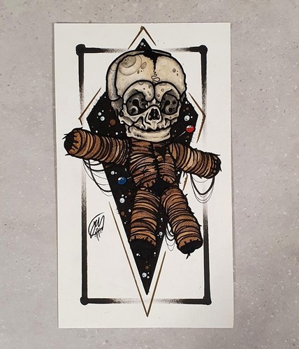 Voodoo original watercolour - original,