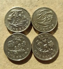 Old Flower Floral £1 Pound