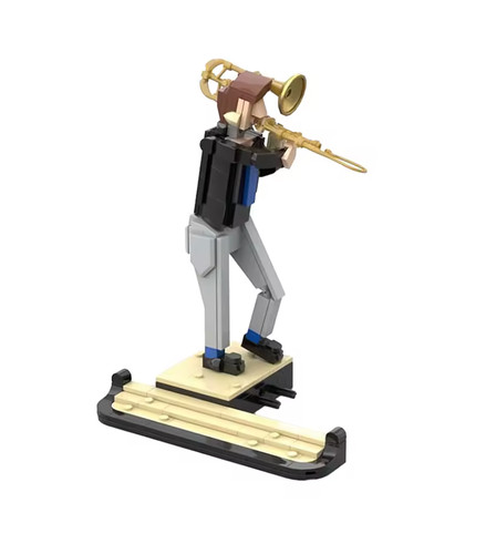 Jazz trombone brick built - jazz,