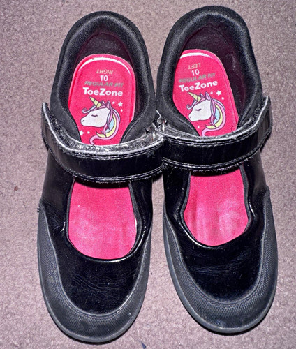 Toezone girls black patent - toezone,