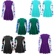 Girls Swimming Dress Long