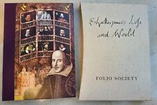 Shakespeare's Life and World - Katherine Duncan Jones - Folio Society Book - VGC