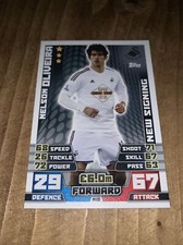 Nelson Oliveira Swansea Match Attax 2014/15 New Signing Football Card
