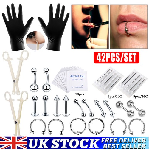 Pcs body piercing tool kit - body,