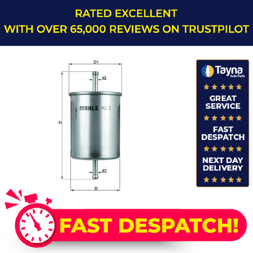 Fuel filter kl2 - fuel, mahle
