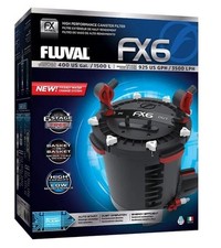 FLUVAL FX6 CANISTER FILTER EXTERNAL FILTRATION MEDIA FISH TANK AQUARIUM MARINE