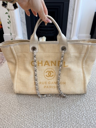 Chanel deauville tote medium - deauville,