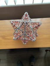 CHROME FRAMED  STAR LAMP/LIGHT