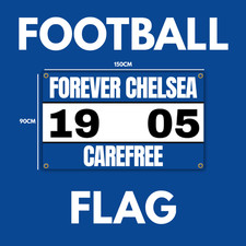 Chelsea Football Flag -