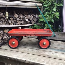 Vintage 1950s Triang Coaster No400 Pull Along Wagon Trailer