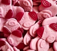 PINK PIG FACES MUG SWEETS