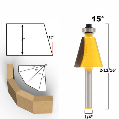 Shank 15 degree - shank, router