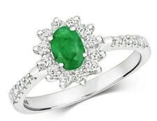 Real Emerald and Diamond Ring