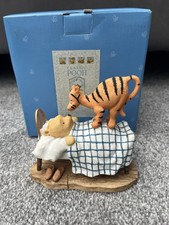 Classic Pooh - Tigger Jumping On Pooh’s Bed Figurine A1350 Winnie The Pooh