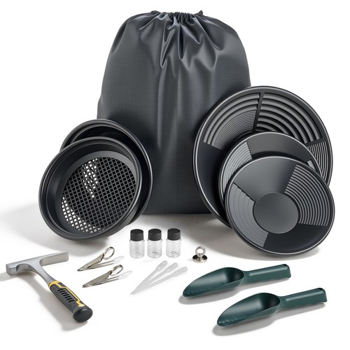 Uimoso pcs gold panning kit - 19,