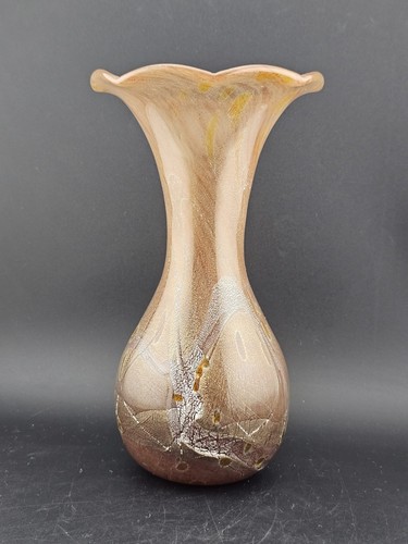 Vtg art glass vase - vtg,