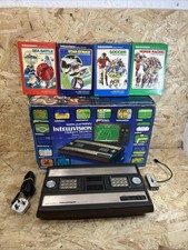 Mattel Intellivision Games Console - With 4 Games - Boxed - Untested
