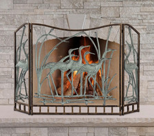 Crane Flock Fireplace Fire