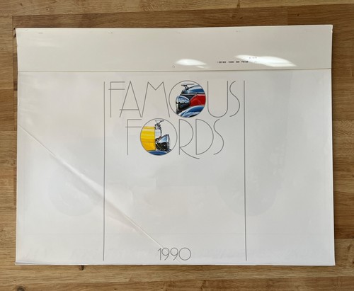 Famous fords 1990 calendar - 1990,