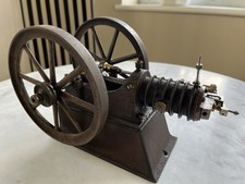Schoenner Atmospheric Flame Ignition 1890s Antique Stationary Engine