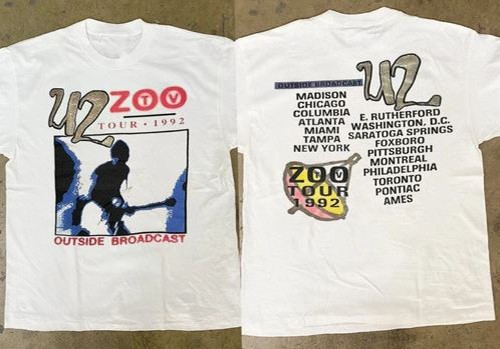 Zoo tour 1992 t shirt - 1992,