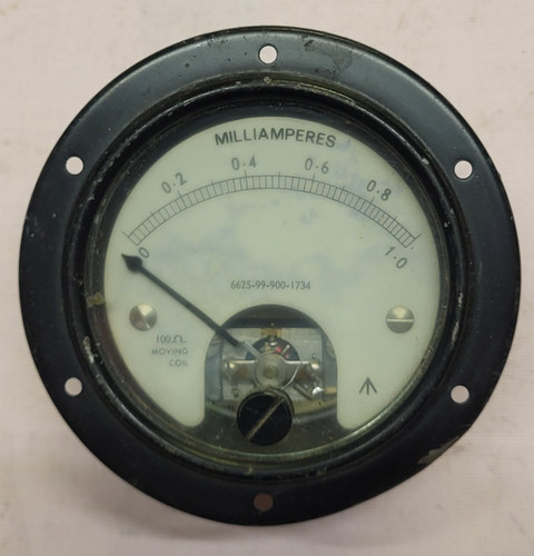 Moving coil ammeter 1970