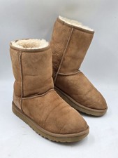 UGG Classic Short Chestnut Suede Boots S/N 5825 Size EU 39 UK 6.5