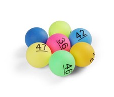 Numbered ping pong - numbered, table
