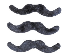 3x Kids Small Black Stick on