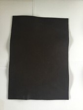 A4 size (297mm x 210mm) piece of Dark Brown Leather Craft Patch
