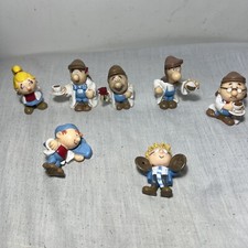 Vintage Tetley Tea Folk Figures X 7 1990s