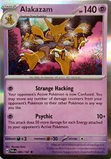 082/167 ALAKAZAM | RARE HOLO | TWILIGHT MASQUERADE POKEMON CARD