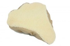 Bike saddle cover sheepskin - cover,