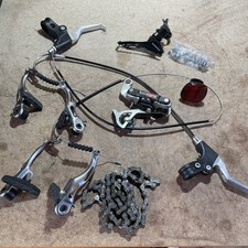 Shimano Spec. Spare Bicycle Parts, Replacement Kit, V-brakes, Chain, Derailer
